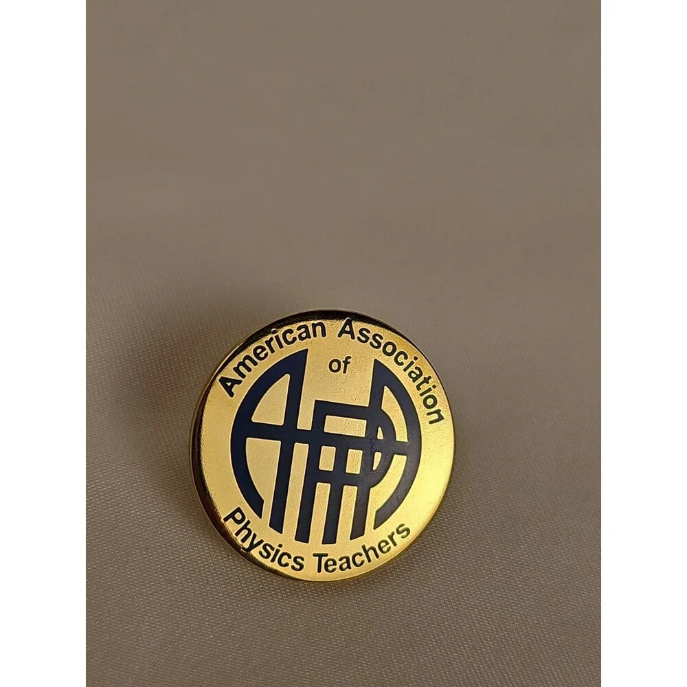 Vintage AAPT American Association Physics Teachers Enamel Lapel Pin